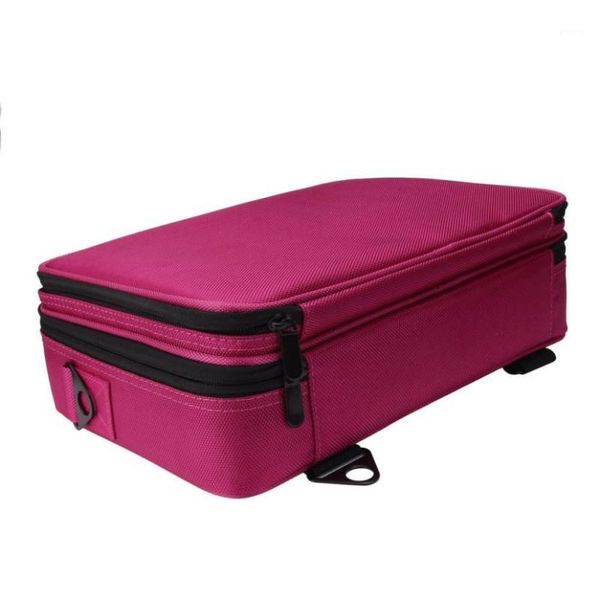 

wholesale- cosmetic bag solid nylon three portable professional makeup case cosmetics box bolso maquillaje #71231