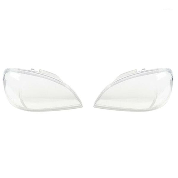 

1 pair headlights transparent headlights transparent cover lampshdade headlamp shell(left+right)for w163 ml class1
