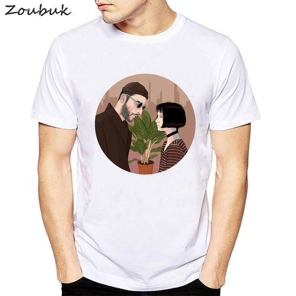 

classic french movie the professional leon mathilda printed fashion white short sleeve tees plus size hooded sweatshirt hoodie men t shirt