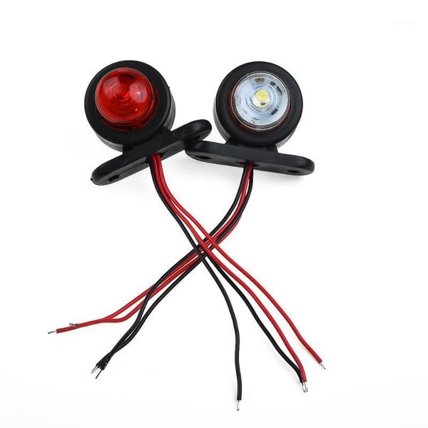 

car side marker light trailer truck 2pc e17209 2x plastic 2* 12/24v led1