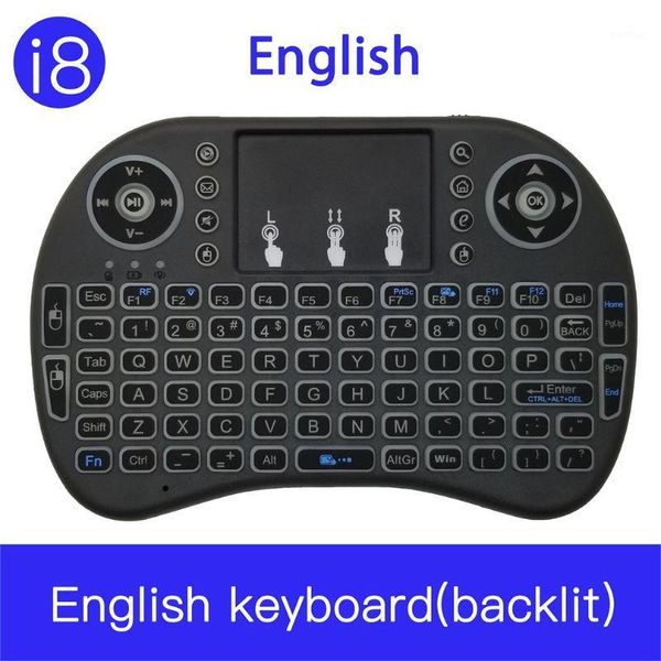 

keyboards i8 backlight mini wireless keyboard 2.4ghz with touchpad mouse for raspberry pi 3 rpi 2 pc smart tv android box1