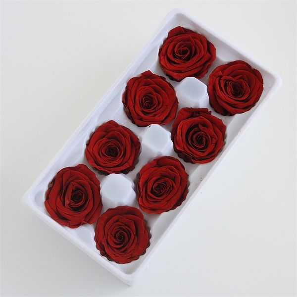 

preserved flowers flower immortal rose 2-3cm diameter mothers day gift eternal life flower material gift box 121 k2