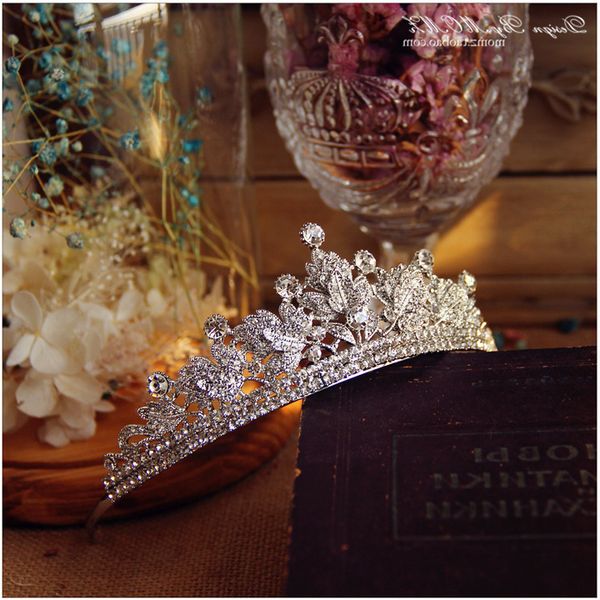 

nnew bride net crown korean headdress 2020 red same wedding dress jewelry fairy super immortal, Silver