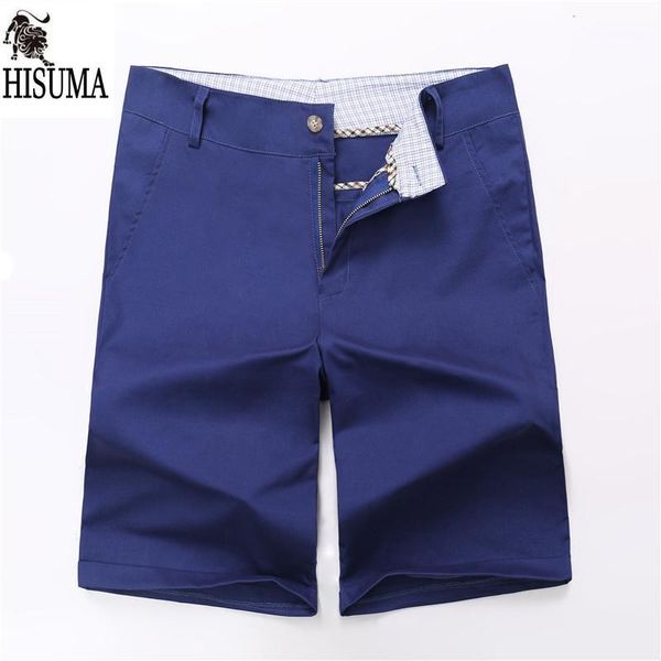 

men's shorts 2021 summer beach foreign trade men's solid cotton cultivating large size casual 7 colors1, White;black