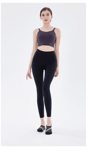 

black science and technology ginger heat function fitness pants constant temperature double ground hair high waist buttock bottom outside we, Black;white