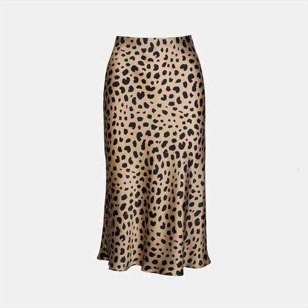 

leopard girls silk pencil skirts women fashion high waist slim skirt ladies chic animal print mermaid jupe femme, Black