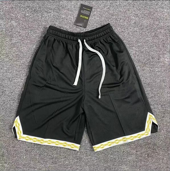 

2022 sports shorts men and women summer students basketball training pants five-point pants loose beach pant, White;black