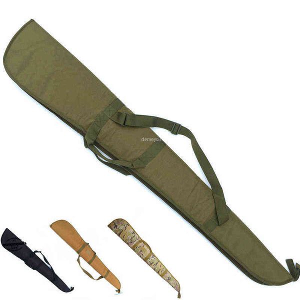 Rifle tático ao ar livre transportar sacos 126cm caça arma saco militar shotgun caso para airsoft pintura tiro y1227