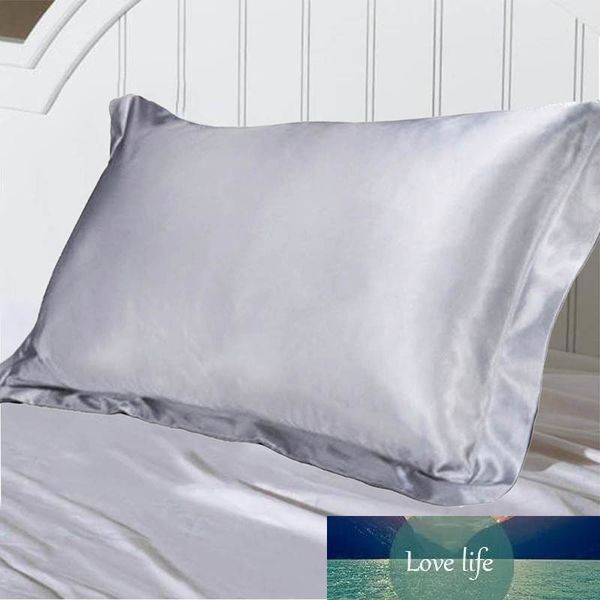 48x74cm fronha para a cama pura emulação de cetim de seda fronha unipolar Pillow Covers Confortável fronha