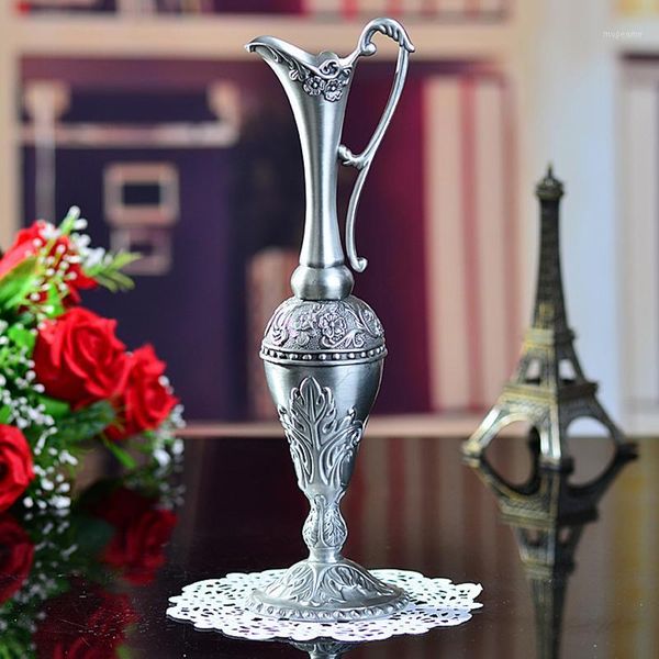 

vases european metal flower for home decoration vintage tablevase1