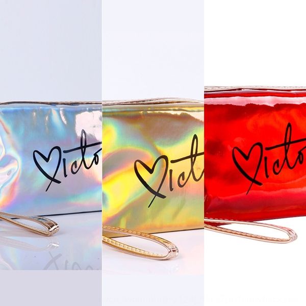 

tpu лазерной магии цветной печати письмо женские хранения bagcosmetic косметического bagbag портативного путешествие мыть водонепроницаемый