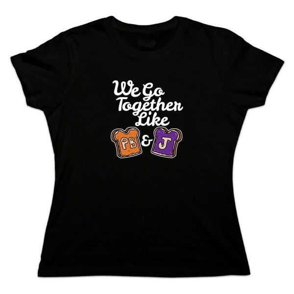 

peanut butter and jelly together pb&j friends 's novelty round neck hoodie designers t shirts sweatshirt