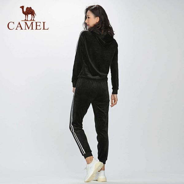

vipcamel women's wear casual yoga plush running gym sports suitmvp, Gray