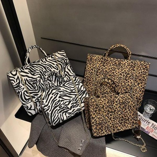 

осень и зима новый стиль крупнотоннажная женский мешок мода leopard печати сумка zebra для печати цепь сумка роскошные сумки