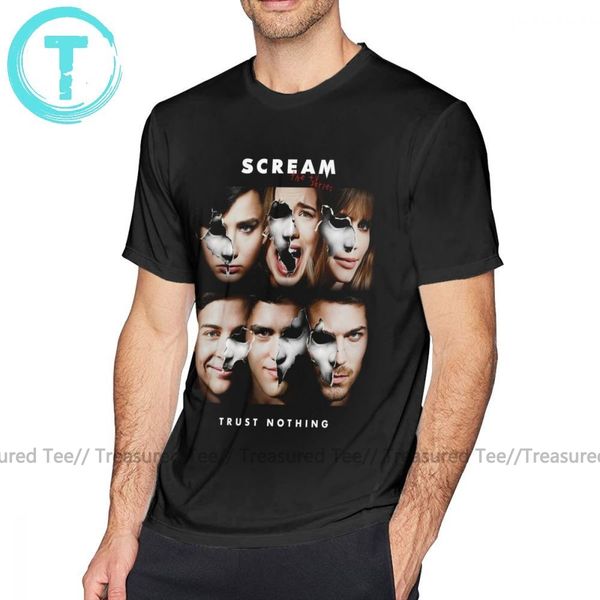 

scream t shirt scream the tv series t-shirt fun graphic tee shirt short sleeve 100 6xl male summer tshirt sport hooded sweatshirt hoodie