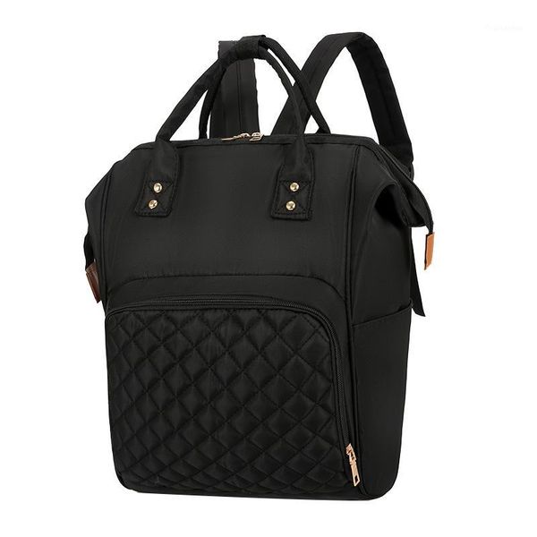 

mummy backpack baby diaper casual knapsack sport rucksack nappy bag(black)1