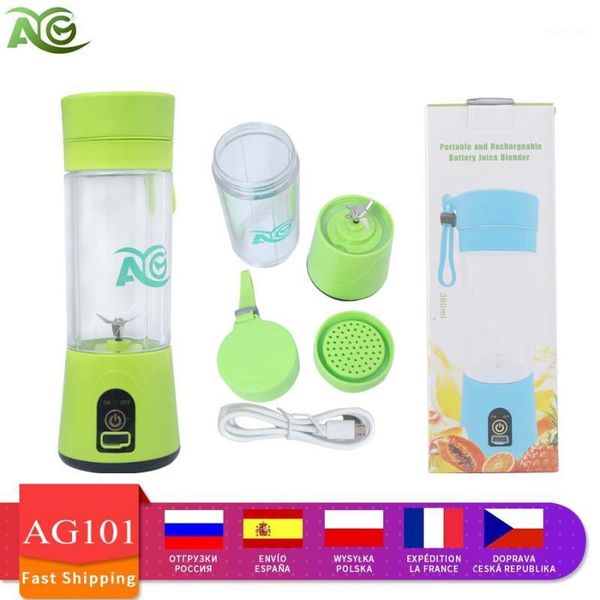 

ag portable blender usb mixer electric juicer machine smoothie blender mini processor personal cup juice blenders1