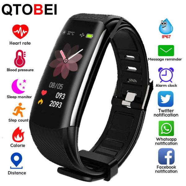 

c6s watch for men and women, heart rate control wristband, whatsapp smart