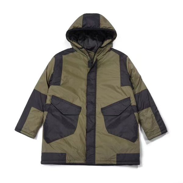 

parkas men & women down jackets epaulet autumn winter cotton-padded outerwear womens streetwear coats hooded letter wholesale for unisex, Black;brown