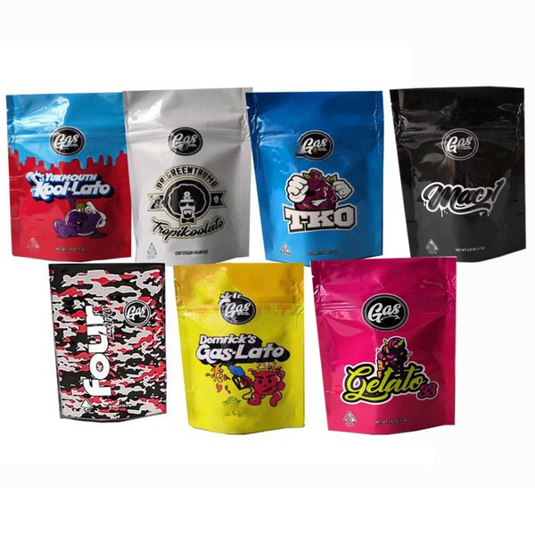 

gasco mylar bag smell proof fourlato gelato33 and gaslato child proof resealable bags yukmouth kooi-lato mylar bag dry herb flower packagin