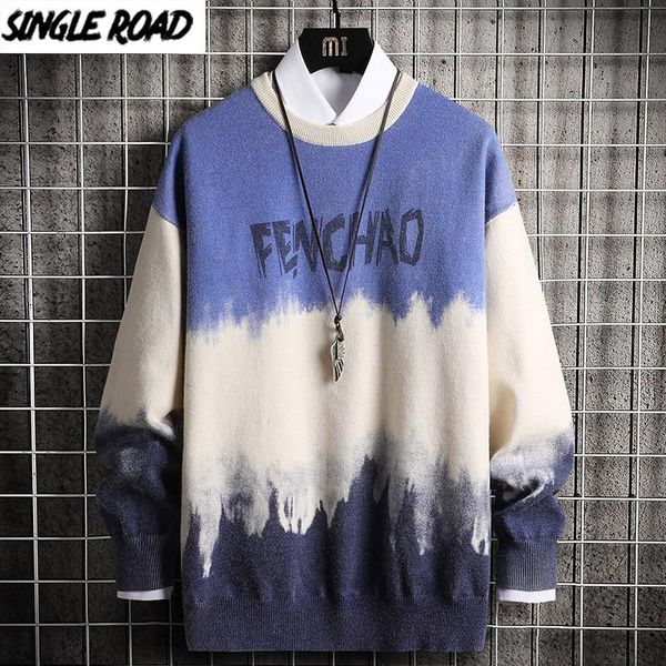 

men's sweaters sweater loose autumn and winter models lazy style korean trendy personality, White;black