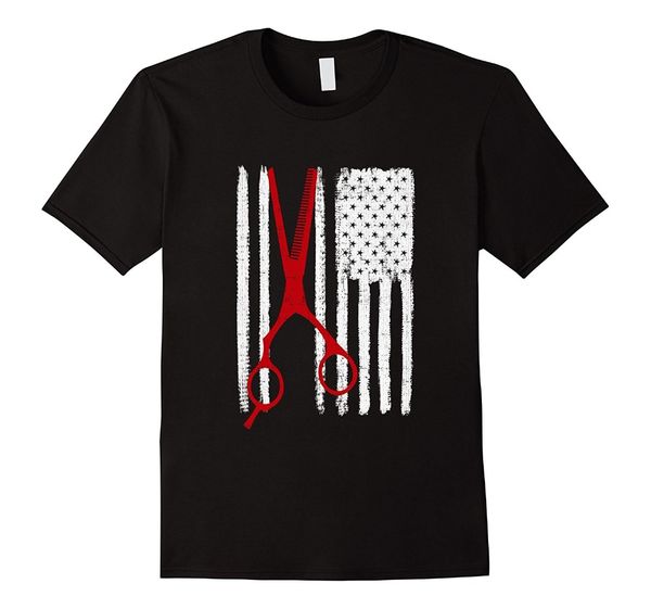 

leisure fashion brand hip hop brand new american flag worn scissors for barbersmale tees sport hooded sweatshirt hoodie men t shirt