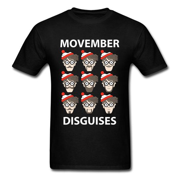 

movember disguises t shirt funny man t shirt cartoon novelty custom print tees christmas tshirt sport hooded sweatshirt hoodie