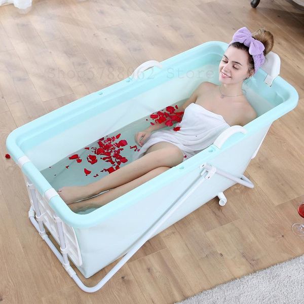 

bathing tubs & seats folding bathtub household sitting oversized plastic thicken