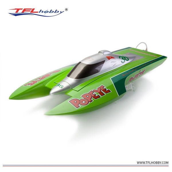 

original tfl popeye hodro 1131 electric rc boat racing boat