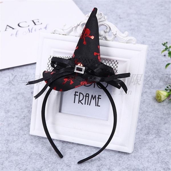 

halloween supplies spider web witch hat ghost festival skull headband holiday party atmosphere performance props tiara hair accessories ppp