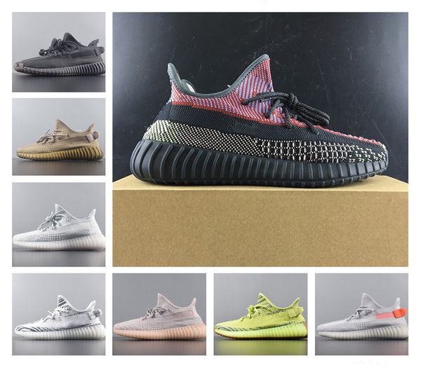 

2020 new static 3m reflective yecheil shoes beluga 2.0 semi frozen yellow shoe kanye west black true form sneakers