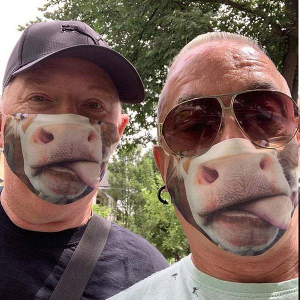

мужской шаблон хлопок многоразовый моющийся фильтры pig маски маски обложка 1шт дышащий рот face ветрозащитность весёлые bbystr hotclipper