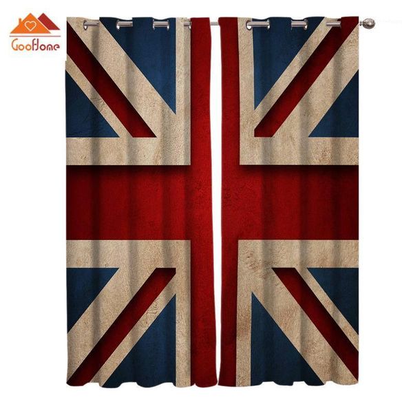 

british flag window curtains living room outdoor fabric drapes curtain home decor1