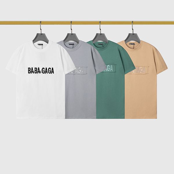 

men t shirt brand classics technology crew neck embroidered graphic cotton jersey t shirts fashion letter design luxury short sleeves a1368, White;black