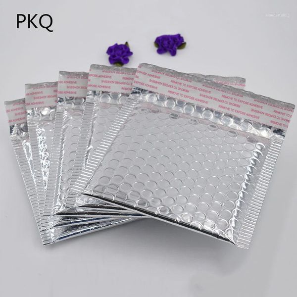 

11*13cm sliver small bubble pack envelopes mini packing padded envelope shipping bag courier envelope1