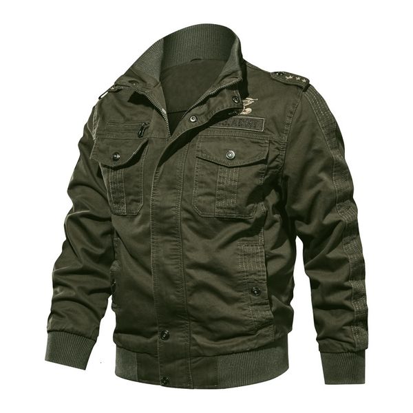

new cotton wash military style casual large size men's jacket, Black;brown