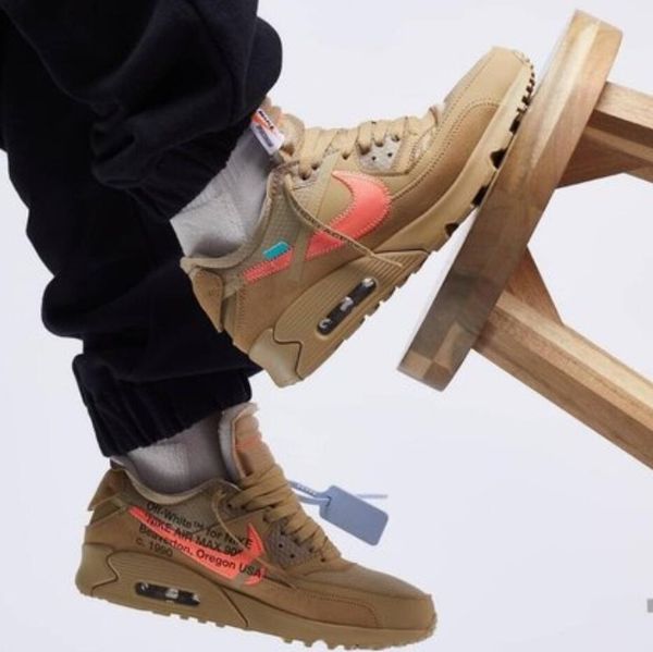 

newst off whÃ¬te x nÃ­ke air mÃ x 90 desert ore vÃ­rgil Ã¡bloh ape shall never kill ape rainbow luxury designer brand trainers shoes