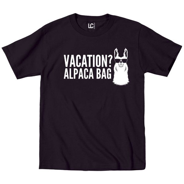 

fashion casual for vacation alpaca bag animal humor beach vacation novelty mens hirt design website hooded sweatshirt hoodie men t shirt