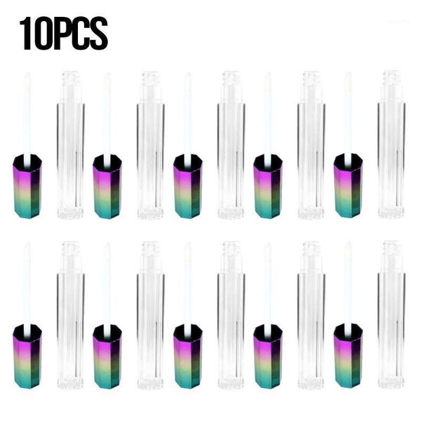 

storage bottles & jars 10 pcs/lot 3ml empty lip gloss tubes diy clear glaze cosmetic packing container refillable makeup tool1