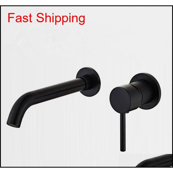 

wall mounted brass basin faucet single handle mixer tap cold bathroom water wholesale bath mablack white brush gold set kpxgo