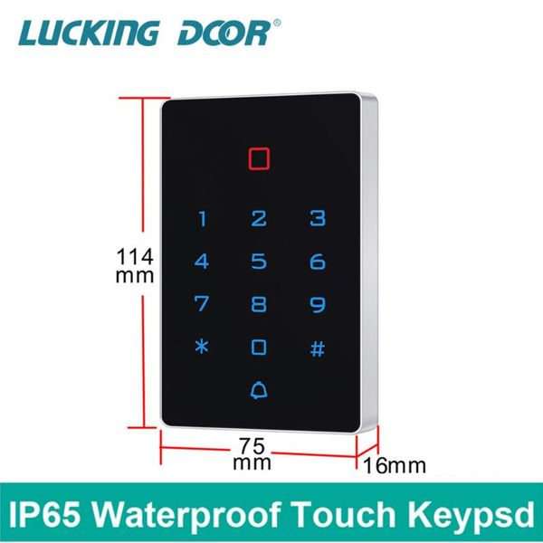 

fingerprint access control ip65 waterproof backlight touch integrated machine rfid independent controller keypad t12