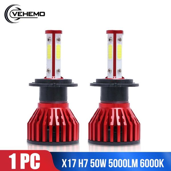 

kingsofe front lamp h7 50w led fog light dob 9005/3/h10 high power bulbs headlight car bulb conversion kit