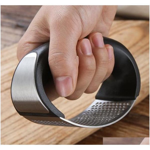 

portable stainless steel garlic press garlic chooper hand garlic press garlics grinder grater cutter slicer kit jlltve dh_garden