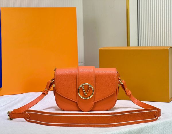 

designer ladies totes hand-held leather luxury goods classic fashion brand one-shoulder zipper handbag size 25-17-8cm m58967