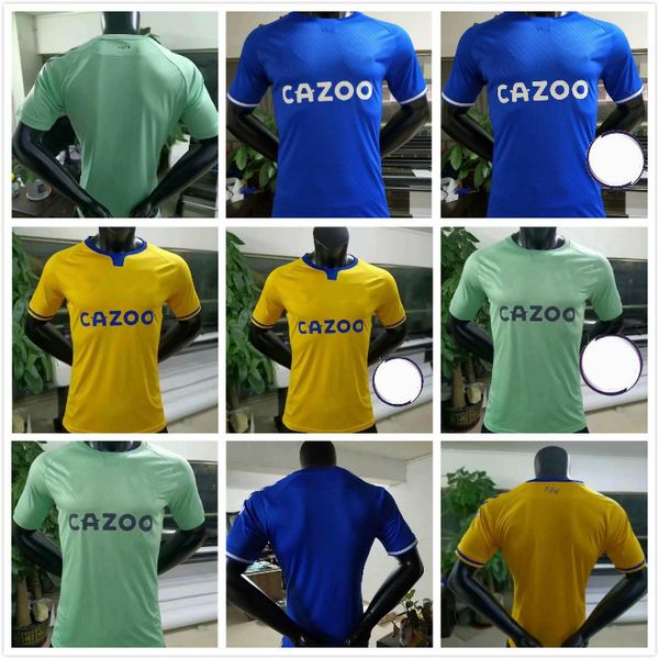 

thailand player version 20 21 soccer jerseys james richarlison kean sigurdsson football shirt 2020 2021 walcott 5# home player version, Black;yellow