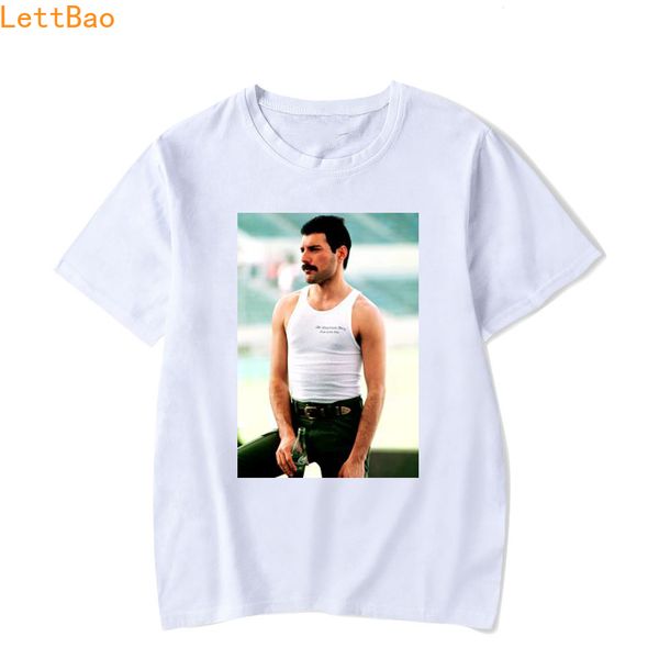 

freddie mercury hip hop rock hipster short sleeve retro vogue homme casual 90s harajuku aesthetic hooded sweatshirt hoodie men t shirt
