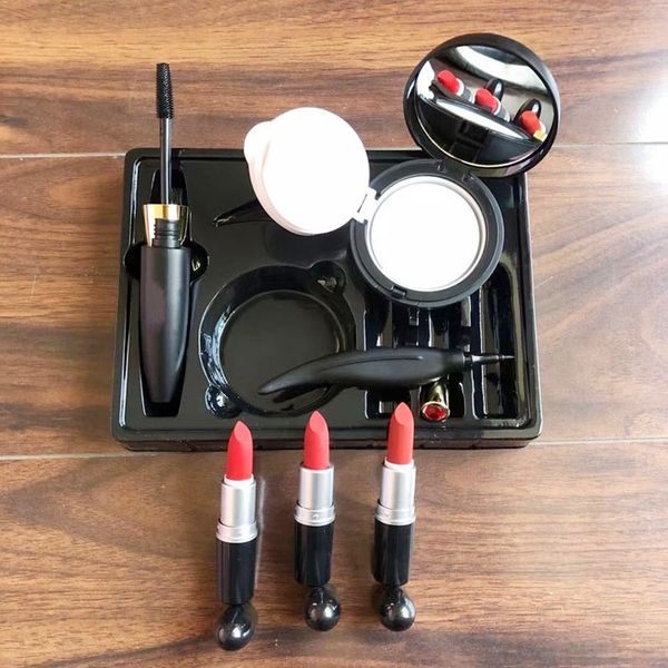 

makeup sets lipstick mascara eyeliner pen face powder foundation cc creams 6 in1 christmas makeup set