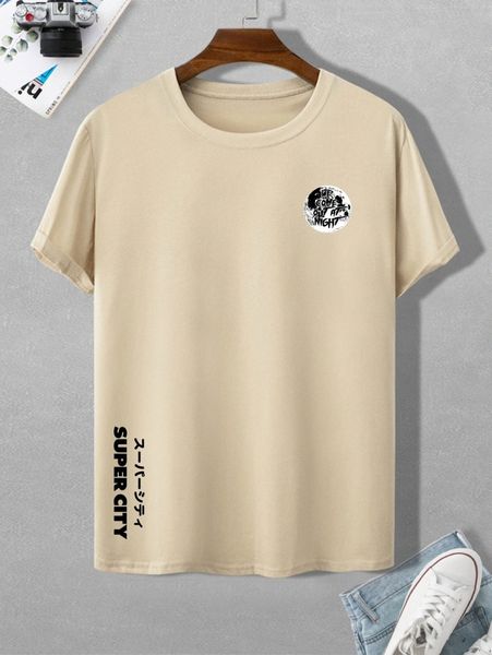 

romwe guys slogan graphic tee z1sj#, White;black