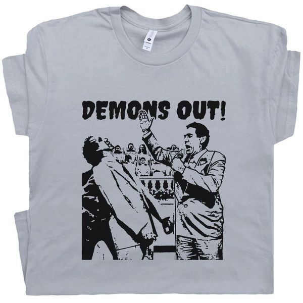 

demons out weird occul the exorcist satan atheis vintage cult horror movie shirts for men hoodie designers t shirts sweatshirt