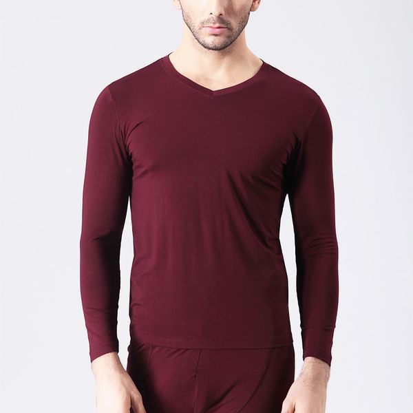 

2021 new resounded bamboo fibre male long, soft black sleeve autumn clothes color around neck xl shirt mt4p, White;black